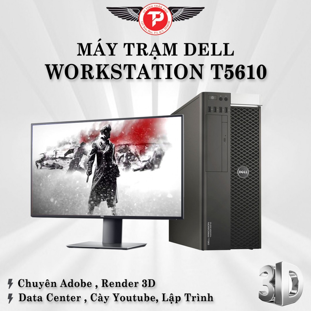 Máy trạm Dell Precision T5610 - 2 Xeon E5